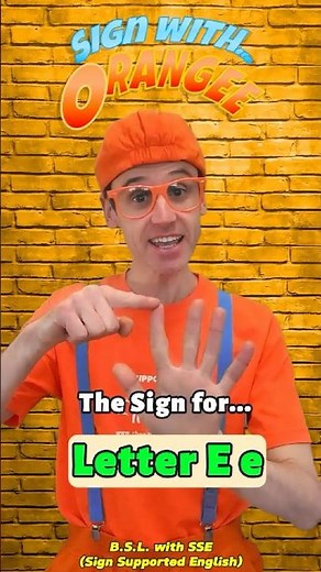 Sign for Letter E e | Sign of the Day | Alphabet Signing in BSL / SSE #alphabet #BSL #sse