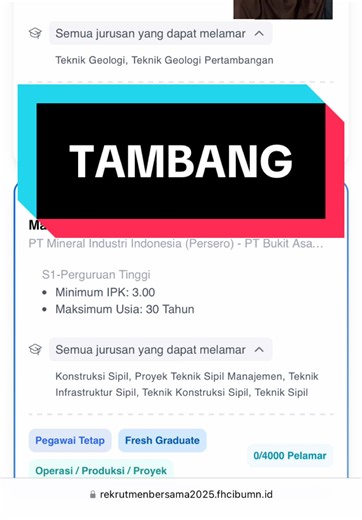 Rekrutmen BUMN 2025: Info dan Cara Daftar