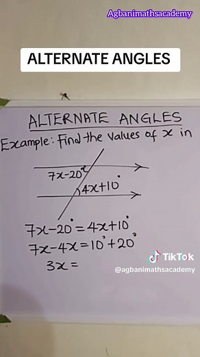 Understanding Alternate Angles in Geometry