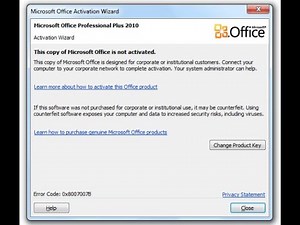 Microsoft Office 2010 Activation System || How to Active Microsoft Office 2010 Code #shorts