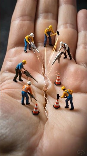 mini construction workers 👷 #shorts