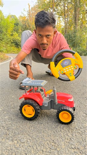 Red tractor remote control new🚜