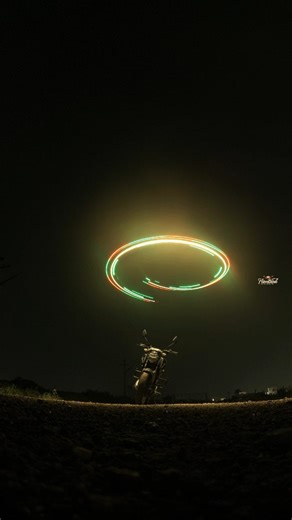 Viju Mon on Instagram: "The setup Vs Shots🎥 Shot on @goproindia Hero 9 Black Follow for more ❤️ #dronephotography #goprohero #lightpainting #photography #yamahafz"