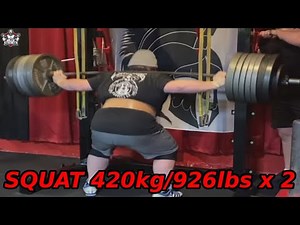 The 18 Year Old Squat Monster Jackson Powell - 420kg/926lb x 2