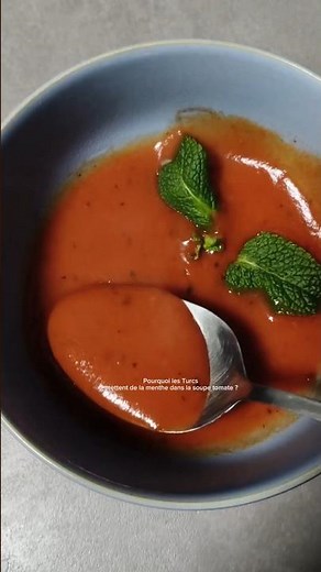 La soupe tomate turque que tout le monde adore 🇹🇷 recette facile