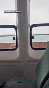 Manly ferry chaos as huge swells and heavy rain send water gushing through cabin