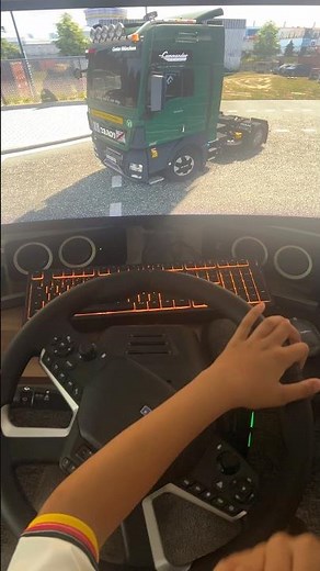 Euro Truck Simulator Realistic Driving with HORI Force Feedback Wheel #eurotruck #ets2