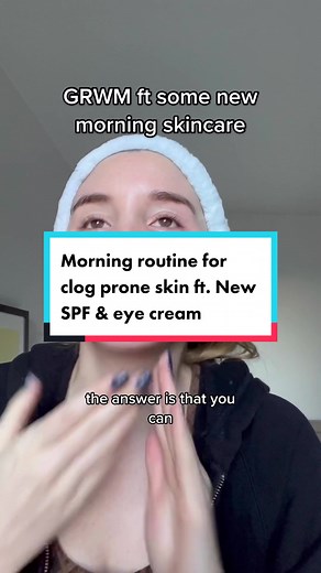 Morning Skincare Routine featuring New SPF & Eye Cream