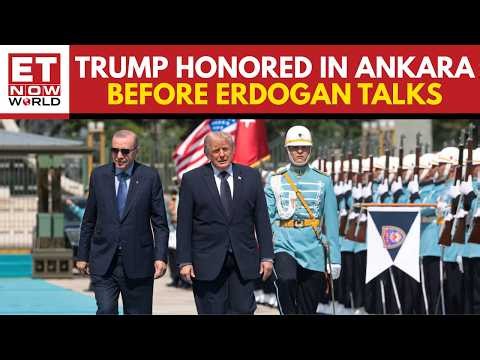 WATCH: Trump Takes Part in Honor Guard Ceremony in Ankara Ahead of Crucial Erdogan Meeting | NATO