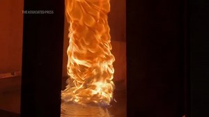 Fire tornadoes a risk during California wildfires - and scientists are studying small ones in a lab