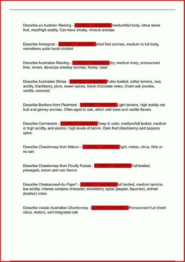 Wset Level 2 Latest Update 600 Questions And 100 Verified Co video