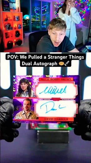 POV: We Pulled a Stranger Things Dual Autograph 2025 Topps Stranger Things HighTek Hobby Box Opening