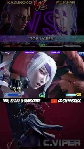 Kazunoko (Top 1 C. Viper) vs Mtchan (AKI)