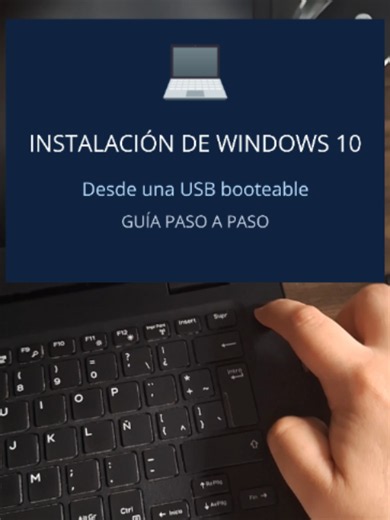 💻 Instala Windows 10 desde USB 🚀 | Paso a Paso ✅ #windows #soportetecnico #informatica #software #pc #tecnologia #usb