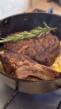 Cowboy steak #steak #food #cookingathome #cookingwithlove #recipe #beef #easydinner