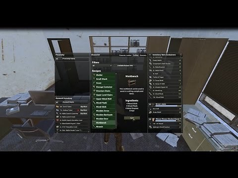 H1Z1: How to Craft Workbench and Bullets
