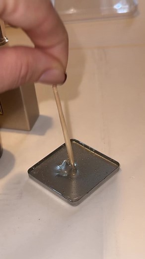 Using Builder Gel for Depotting Makeup Products