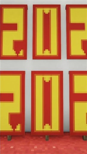 Lunar New Year No.0 Banner🏮#minecraft #mctutorial #minecraftguide #minecraftbanner #mc #lunarnewyear