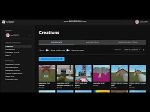 My Roblox Creator Dashboard