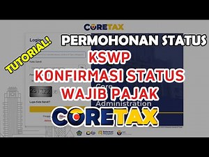 [SERVICE] KSWP APPLICATION THROUGH CORETAX #coretax #KSWP #kswpapplication #tax #djp