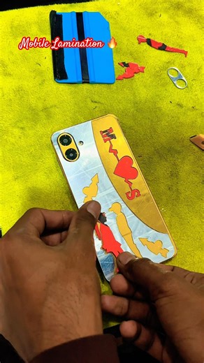 Mobile back Sheet beautiful design ❤️👌🔥😱😍😯 #khanautosahmadpur #mobilelamination #shorts #mobile