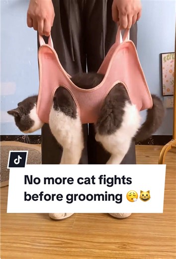 Get this Good Cat Hammock for no more cat fights during grooming! 🐱✨ #GoodCatHammock