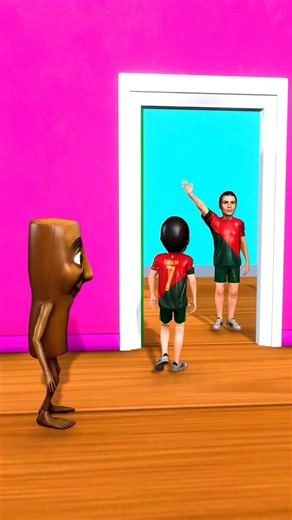 Tung Tung Sahur Ronaldo and Nick Knocks On The Door To Find Her Parents #scaryteacher3d #roblox