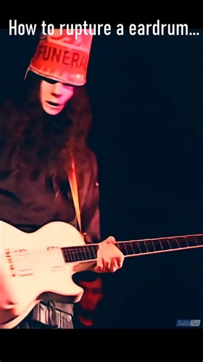 Buckethead RUPTURES A EARDRUM 🔊👂🏻#guitar #music #buckethead #shorts #unmasked #gunsnroses #bloopers