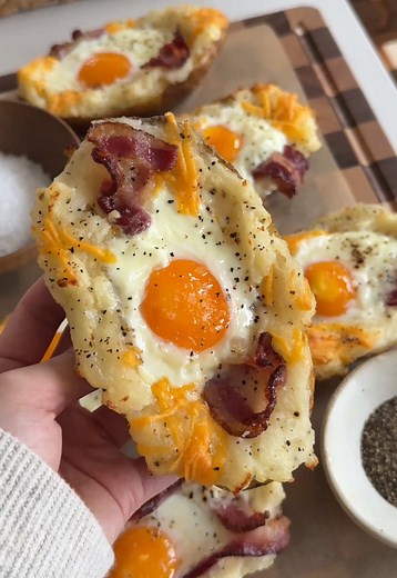 moribyan (@moribyan) - Delicious Twice Baked Breakfast Potatoes Recipe