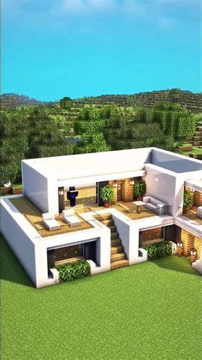 Minecraft Modern House 🏡 #minecraft #shorts