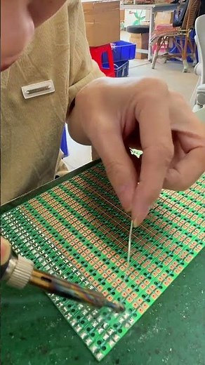 Speed Soldering on PCB Board! ⚙️🔥#shorts