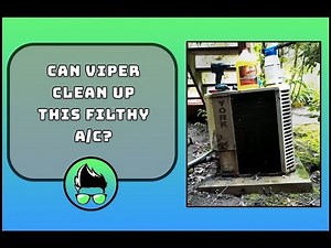 Dirty old Air Conditioner || Viper coil cleaner test
