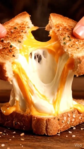 Grilled Cheese Sandwich ASMR 🥪 | Crispy Toast & Melted Cheese