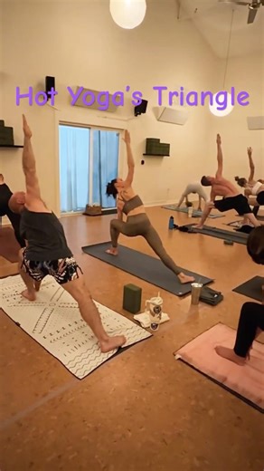 Hot YOGA'S Triangle Pose for Beginners!