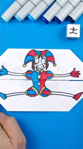 Pomni Origami Game Game (TADC) 🤡 #trending