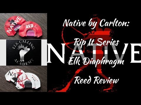 Native by Carlton Rip It Series Elk Call Diaphragm Reed Review