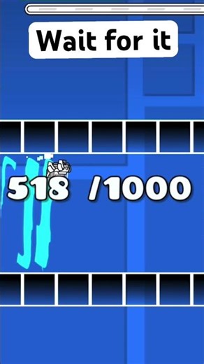 1000 clicks (using auto clicker) #geometrydash