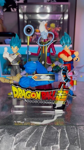 Jay Crezpo on Instagram: "Dragon Ball Super Acrylic Logo Display EX Exclusive From Bandai. Finally am glad Bandai finally released an official DBS logo to go with my display 😍😍. FYI there are also GT and DBZ Acrylic Display Logos as well through my link in bio ⬆️.. . . . . . . #dailyshf #shf15 #beerus #whis #shf #dragonball #dragonballz #dragonballgt #dragonballsuper #goku #vegeta #krillin #memes #instagram #shorts #reels #shfiguarts #tamashiinations #tamashii"
