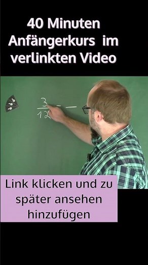 Brüche kürzen - anschaulich