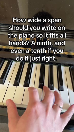 How to Determine Hand Span for Piano Writing