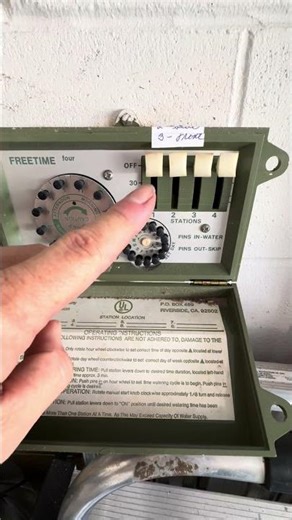 They don’t make irrigation controllers like THIS anymore…literally