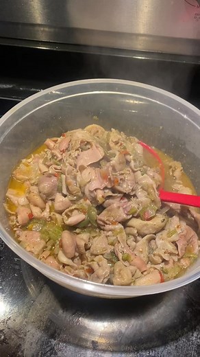 My husband reaction to trying “Chitterlings” for the first time 😂😂🫣 | trying chitterlings for the first time