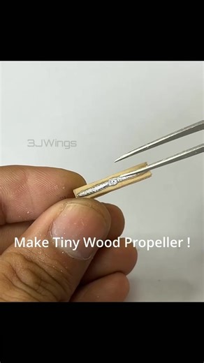 Create a Tiny Wood Propeller Aeroplane