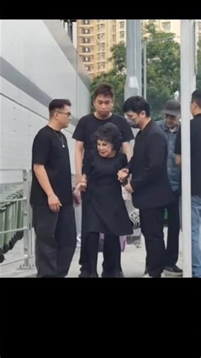 夏蕙姨 黃夏蕙 出席 施明設靈 喪禮 遇到 鼎爺 李家鼎 和 豪仔 李泳豪