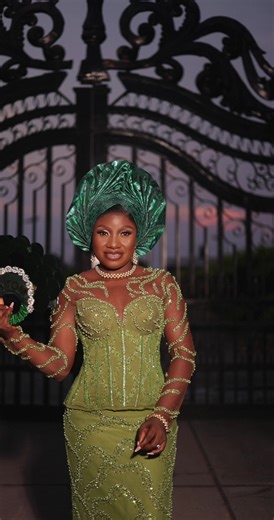 Stunning Green Wedding Outfit Inspiration for New Year