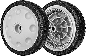 734-04018 Front Drive Wheels Fit for Troy Bilt TB240 Mower - 8 Inch Wheels Tires for Troy Bilt Honda Tuff Cut 210 230 Craftsman Self Propelled Mower, Replace 734-04018A, 734-04018B, 2 Pack