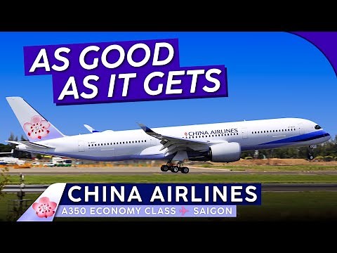 CHINA AIRLINES A350 Economy Class【Trip Report: Taipei to Saigon】Perfection?
