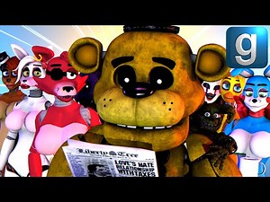 Gmod FNAF | Golden Freddy And Sexy Foxy Get Evicted!