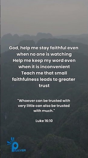 Small Faithfulness Leads To Greater Trust 😌 | Luke 16:10