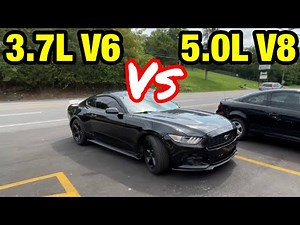 Ford Mustang: 3.7L V6 Vs 5.0L V8!